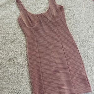 Pink Ribbed Dress🌷